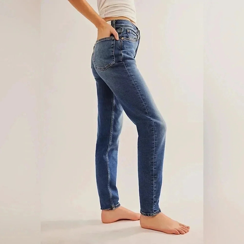 Re/Done Women's Skinny Jeans - Blue